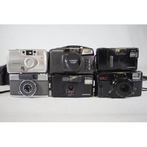 15 - 21 Olympus Compact Cameras - Untested, Various Conditions - Some for Parts or Repairs
This job lot c... 