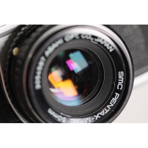 17 - Pentax K1000 35mm Film Camera with SMC Pentax-M 50mm Lens: Shutter sometimes gets stuck due to fabri... 