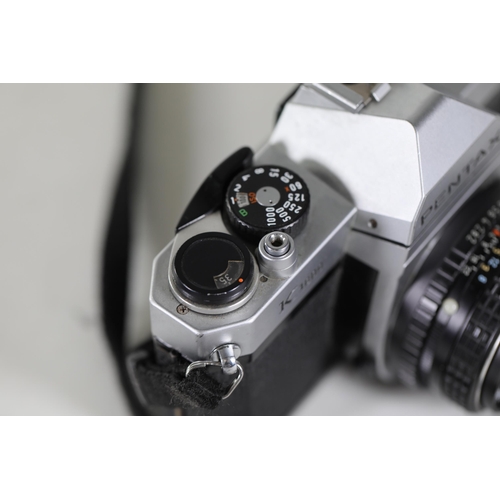 17 - Pentax K1000 35mm Film Camera with SMC Pentax-M 50mm Lens: Shutter sometimes gets stuck due to fabri... 