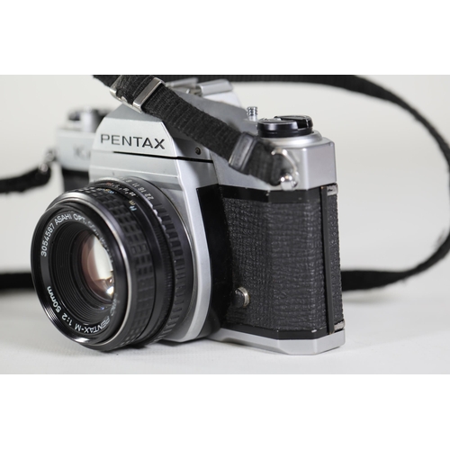 17 - Pentax K1000 35mm Film Camera with SMC Pentax-M 50mm Lens: Shutter sometimes gets stuck due to fabri... 