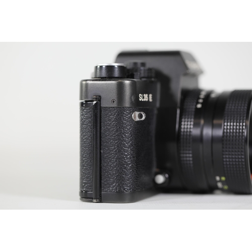 18 - Rolleiflex SL35 E Black with Rollei-HFT Planar 1.8/50mm Lens

The camera features a clear viewfinder... 