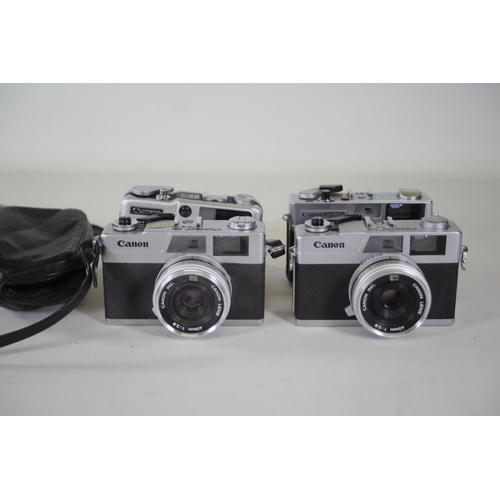 21 - Canon Film Cameras: Demi EE17 Datematic and Canonet 28 x4

1. Canon Demi EE17 Datematic Film Camera
... 