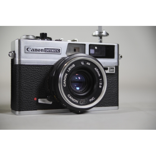 21 - Canon Film Cameras: Demi EE17 Datematic and Canonet 28 x4

1. Canon Demi EE17 Datematic Film Camera
... 