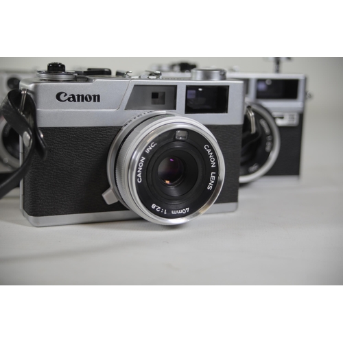 21 - Canon Film Cameras: Demi EE17 Datematic and Canonet 28 x4

1. Canon Demi EE17 Datematic Film Camera
... 