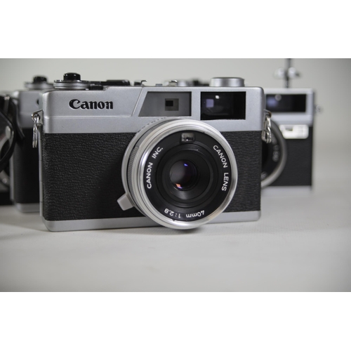 21 - Canon Film Cameras: Demi EE17 Datematic and Canonet 28 x4

1. Canon Demi EE17 Datematic Film Camera
... 