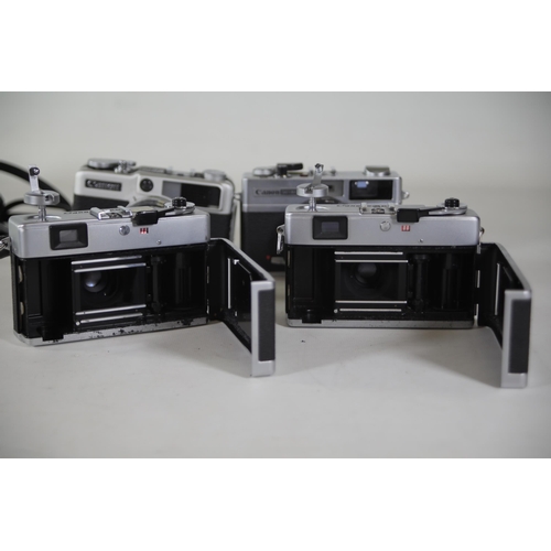 21 - Canon Film Cameras: Demi EE17 Datematic and Canonet 28 x4

1. Canon Demi EE17 Datematic Film Camera
... 