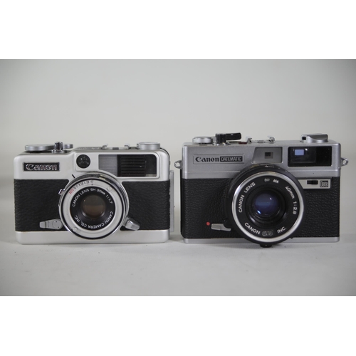 21 - Canon Film Cameras: Demi EE17 Datematic and Canonet 28 x4

1. Canon Demi EE17 Datematic Film Camera
... 