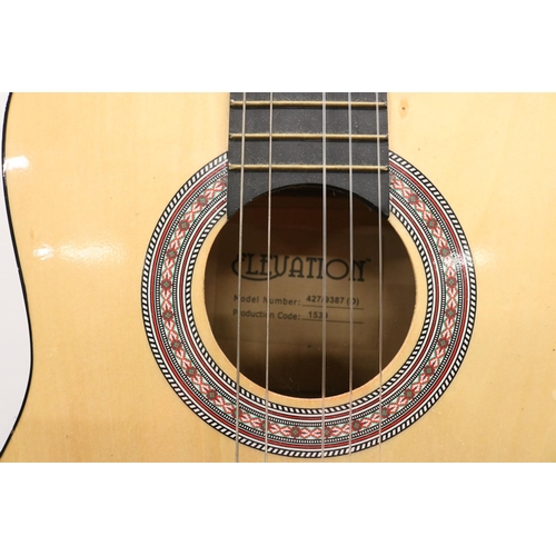 245 - Elevation Acoustic Guitar, Model 427 9397 C

This is an Elevation acoustic guitar, specifically the ... 