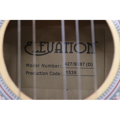 245 - Elevation Acoustic Guitar, Model 427 9397 C

This is an Elevation acoustic guitar, specifically the ... 