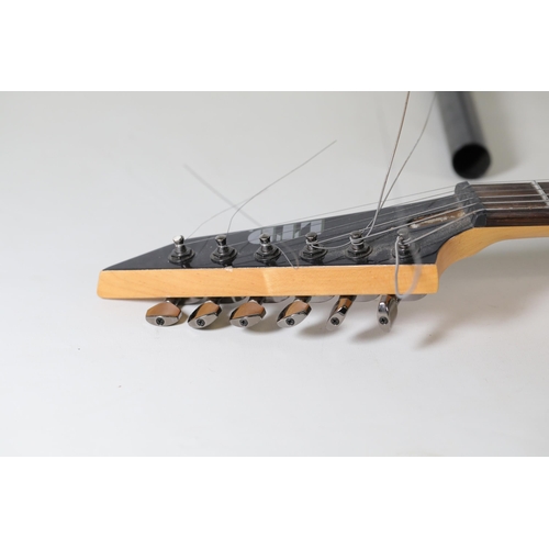 246 - LTD MH-100QMNT Electric Guitar, Serial Number L12073557

This item is an LTD MH-100QMNT electric gui... 