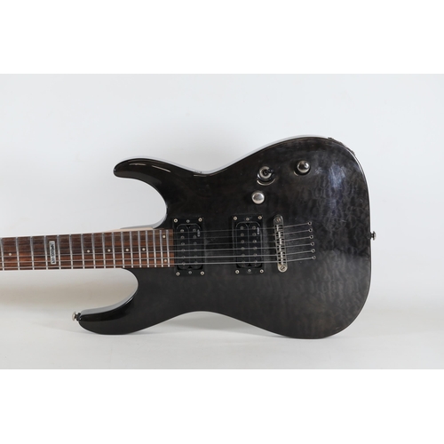 246 - LTD MH-100QMNT Electric Guitar, Serial Number L12073557

This item is an LTD MH-100QMNT electric gui... 