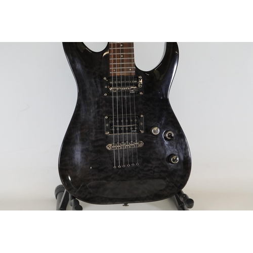 246 - LTD MH-100QMNT Electric Guitar, Serial Number L12073557

This item is an LTD MH-100QMNT electric gui... 