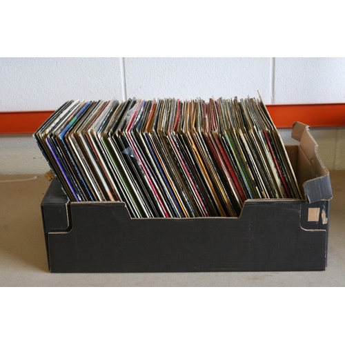 248 - Box of Vinyl Records, mainly dance 80s 90s. There are approximately 150, some albums, some singles. ... 