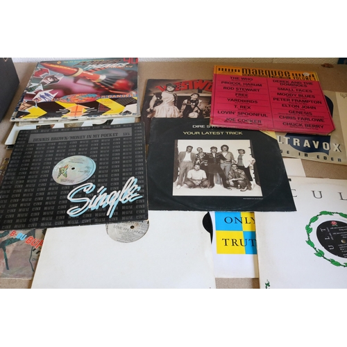 248 - Box of Vinyl Records, mainly dance 80s 90s. There are approximately 150, some albums, some singles. ... 