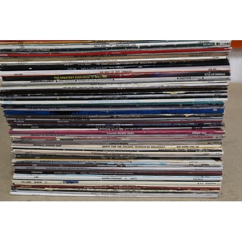 251 - Box of Vinyl Records - Mostly LPS - Barry Manilow, Barbara Streisand, and Others - Approximately 80 ... 