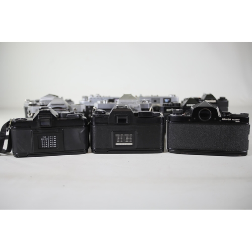 29 - 10 Vintage Film Cameras: Ideal for Parts or Repairs - Centon K100, Chinon CE-5, Miranda No. 668932, ... 