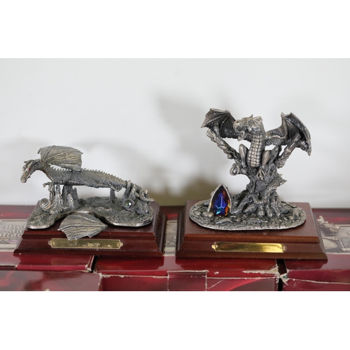 385 - Collection of 12 Tudor Mint Boxed items: 9 Myth and Magic, 3 Dark Secrets, including 