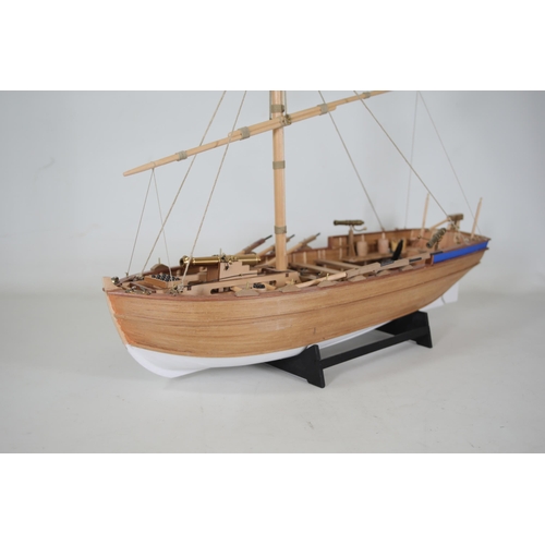 52 - Panart Armed Pinnace Lancia Armata 1803 Wooden Ship Kit Scale 1:16 - part completed.

This wooden sh... 