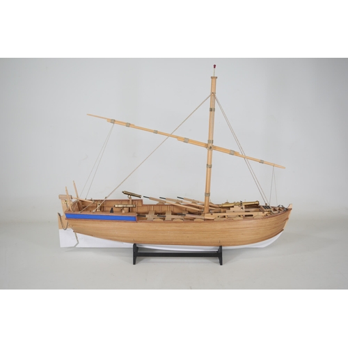 52 - Panart Armed Pinnace Lancia Armata 1803 Wooden Ship Kit Scale 1:16 - part completed.

This wooden sh... 