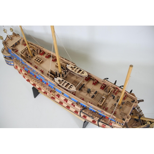 54 - S.Felipe Spanish Galleon large model gun boat Panart Art. 747 - part completed.

This item is a larg... 