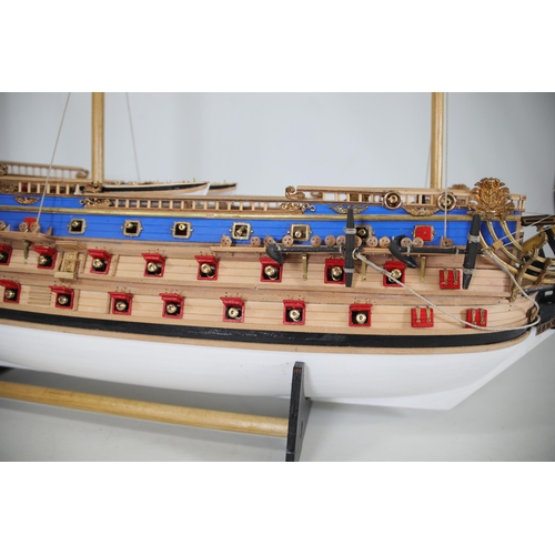 54 - S.Felipe Spanish Galleon large model gun boat Panart Art. 747 - part completed.

This item is a larg... 