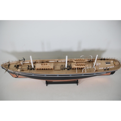 55 - Cutty Sark Ship Model - Approx. 105cm in Length - Various Stages of Completion

This item is a model... 