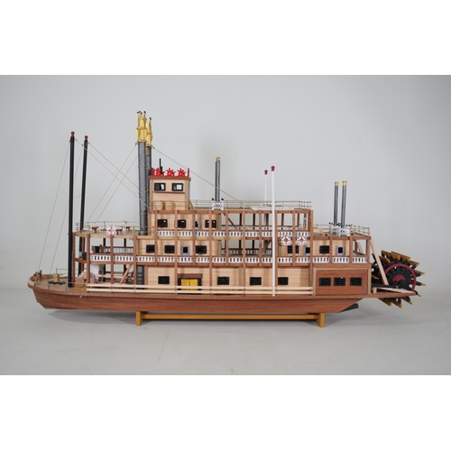 57 - 1:80 Scale OcCre Spirit of Mississippi Model Steamer - 66cm in length.