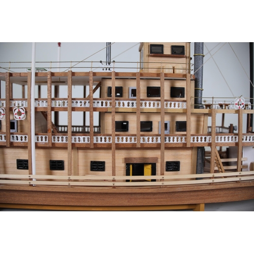 57 - 1:80 Scale OcCre Spirit of Mississippi Model Steamer - 66cm in length.