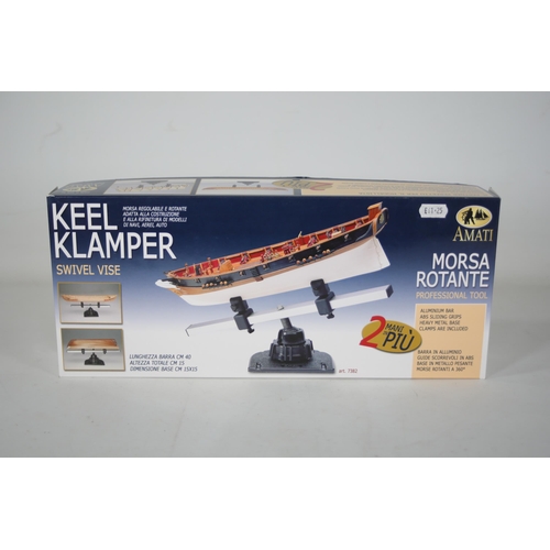 60 - Keel Klamper Swivel Vice, Expo Hand Held Guillotine, Draper Clippers, Small Black Vice, Marker Water... 