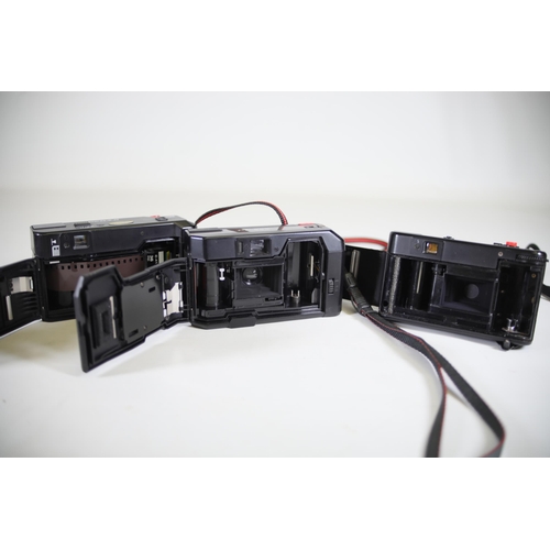 7 - Pentax Compact Cameras X6 including PC-555, PC 35 Af (2), PC35 AF-M DATE, and PC35 AF-M (2).

PC-555... 