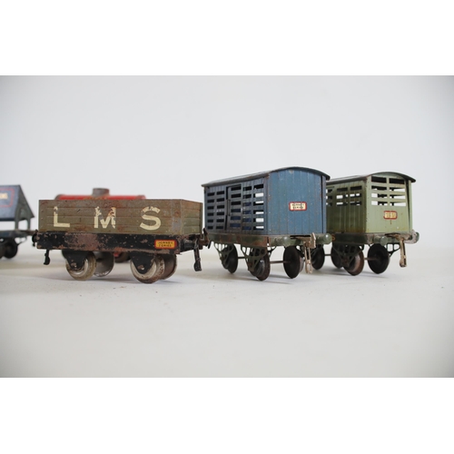 78 - O Gauge Goods Wagons and Transporters (Hornby Series Tin Plate)

- Shell Motor Spirit Goods Wagon: H... 