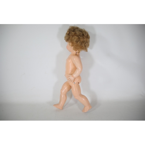 81 - 1950s Walking Talking Vintage Doll with Slight Neck Fault. Sold as untested, will likely need TLC.