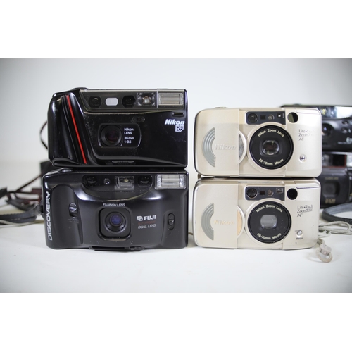 9 - Nikon and Fuji Compact Cameras x11
1. Nikon AF3 - Shutter works once or twice then stops, cosmetical... 