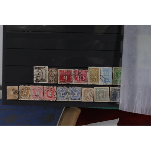 110 - Extensive Stamp Collection with Over 1000 Penny Reds and 17 Stock Books   Presented is a vast authen... 