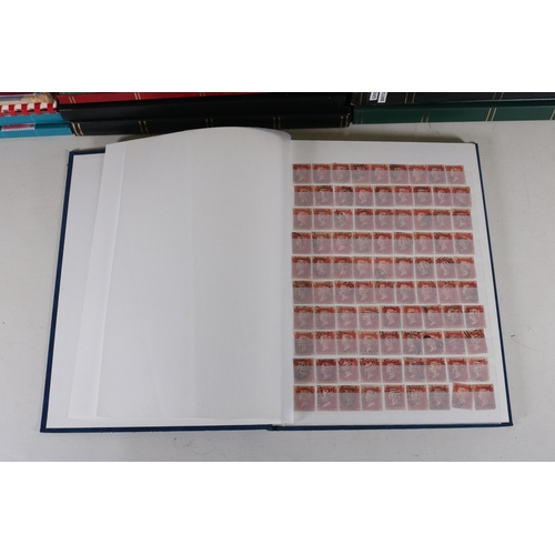 110 - Extensive Stamp Collection with Over 1000 Penny Reds and 17 Stock Books   Presented is a vast authen... 