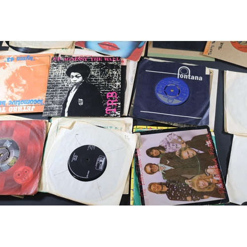 60 - Collection of Vinyl Singles, approximately 35 in total,mostly with covers, some loose, varying condi... 