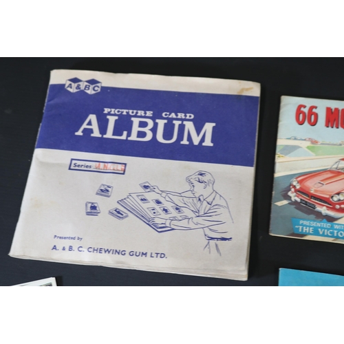 10 - Collection of Vintage Car-Themed Picture Cards and Albums by A.B.C. Chewing Gum Ltd. and 'The Victor... 