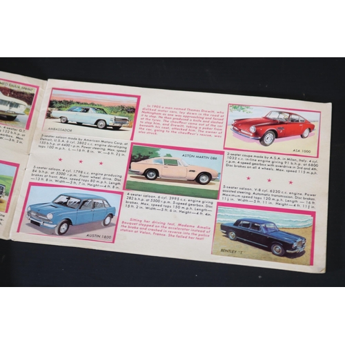 10 - Collection of Vintage Car-Themed Picture Cards and Albums by A.B.C. Chewing Gum Ltd. and 'The Victor... 