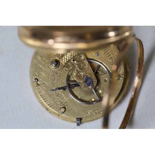 856 - 18K Gold Pocket Watch by G. Barham & Son, Hawkhurst, No. 3356

This distinguished ladies' pocket wat... 