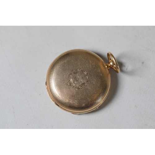 856 - 18K Gold Pocket Watch by G. Barham & Son, Hawkhurst, No. 3356

This distinguished ladies' pocket wat... 