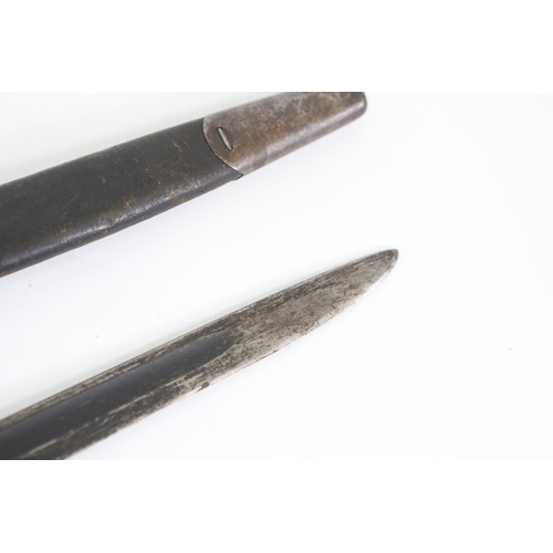 24 - Australian Lithgow Pattern 1907 Bayonet with Scabbard and Canvas FrogAustralian-made Lithgow Pattern... 