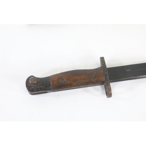 24 - Australian Lithgow Pattern 1907 Bayonet with Scabbard and Canvas FrogAustralian-made Lithgow Pattern... 