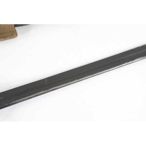 24 - Australian Lithgow Pattern 1907 Bayonet with Scabbard and Canvas FrogAustralian-made Lithgow Pattern... 