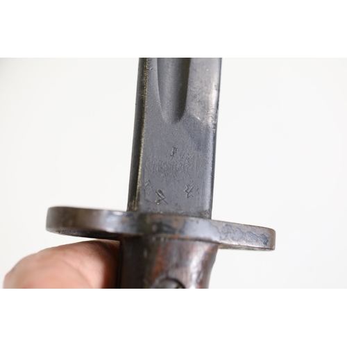24 - Australian Lithgow Pattern 1907 Bayonet with Scabbard and Canvas FrogAustralian-made Lithgow Pattern... 