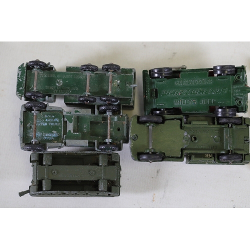 770 - Extensive Collection of Vintage Military Vehicles from Matchbox, Dinky, Britains, Lesley, Meccano, C... 