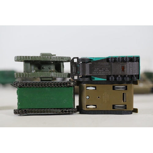 770 - Extensive Collection of Vintage Military Vehicles from Matchbox, Dinky, Britains, Lesley, Meccano, C... 