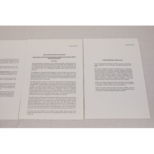 Portals Limited commemorative watermarks, calendars and company ...