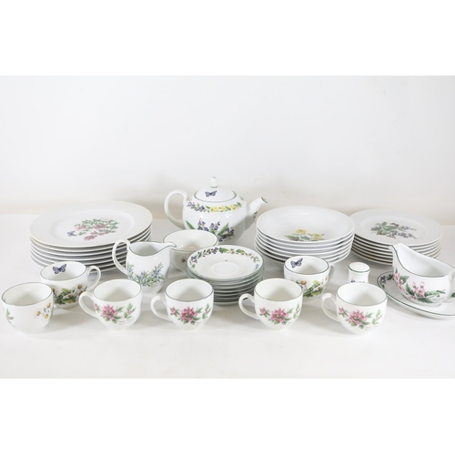 1401 - Royal Worcester Worcester Herbs Wild Thyme tea and tableware collection, 19871990Extensive group of... 