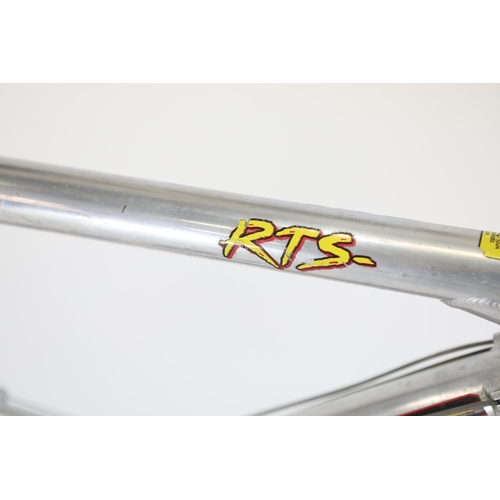 GT RTS full-suspension mountain bikeA GT RTS full-suspension mountain ...