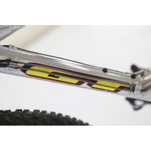 GT RTS full-suspension mountain bikeA GT RTS full-suspension mountain ...